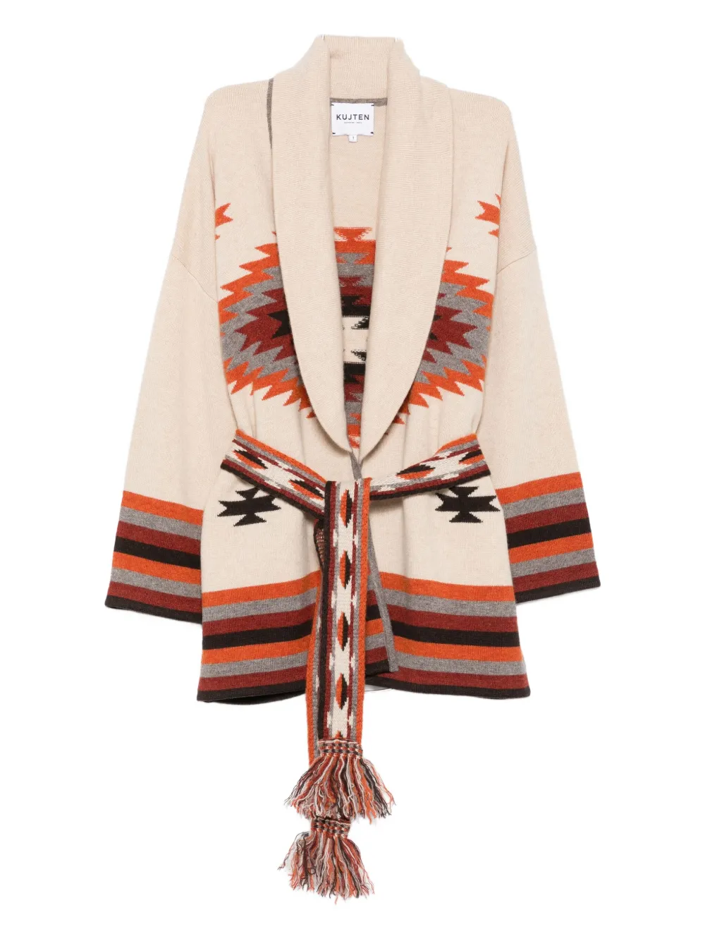 Кашемировый кардиган с геометрическим узором kujten, нейтральный
Кашемировый кардиган с геометрическим узором kujten, нейтральный
