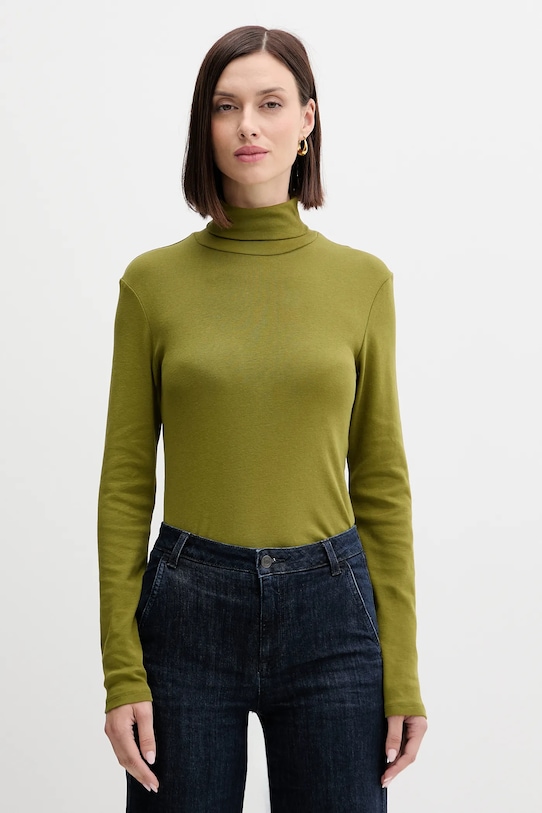 Хлопковый лонгслив United Colors Of Benetton, зеленый
Хлопковый лонгслив United Colors Of Benetton, зеленый