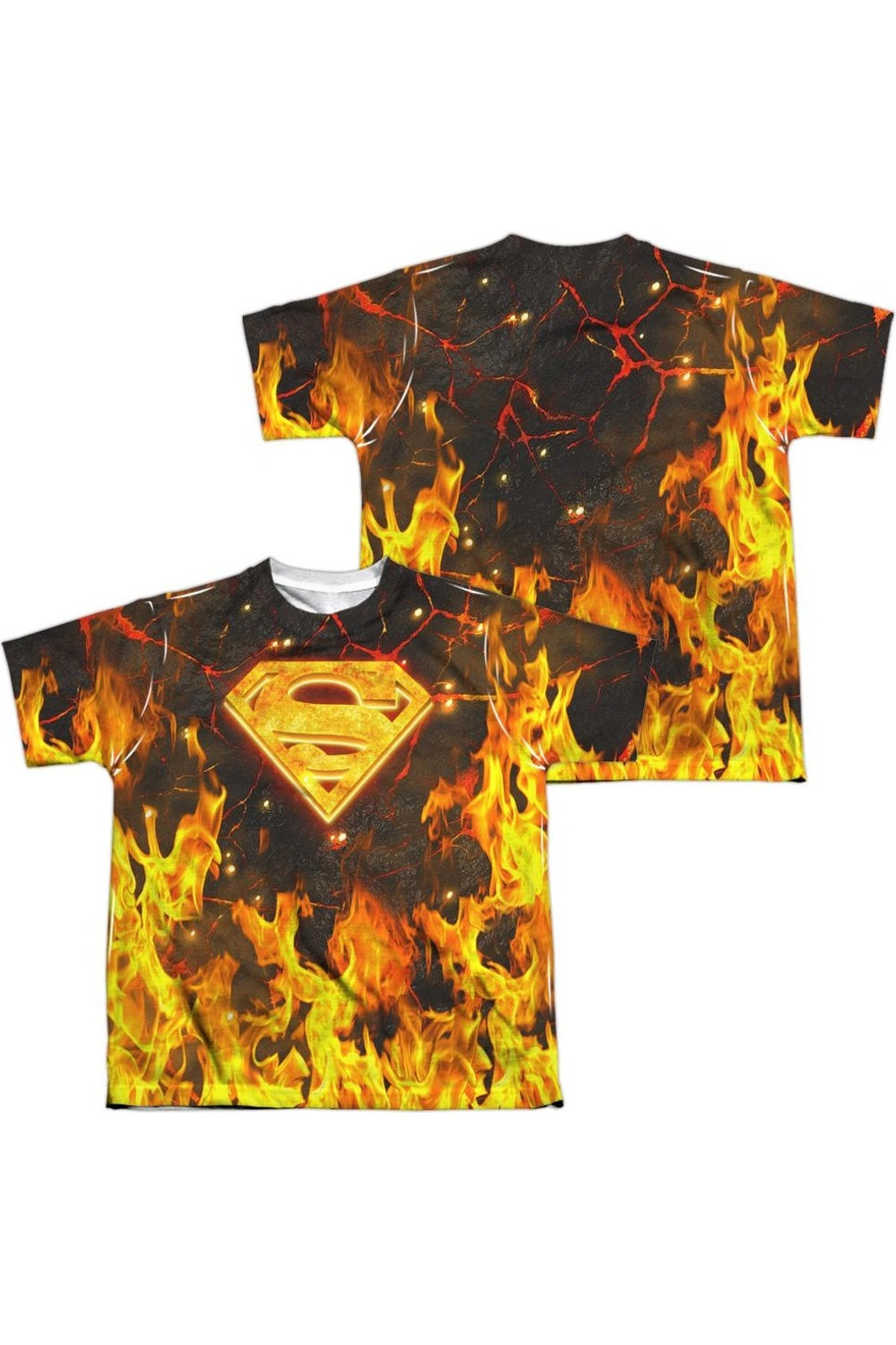 Футболка с коротким рукавом для детей с логотипом Superman Fire (принт спереди и сзади) Gildan, белый
Футболка с коротким рукавом для детей с логотипом Superman Fire (принт спереди и сзади) Gildan, белый