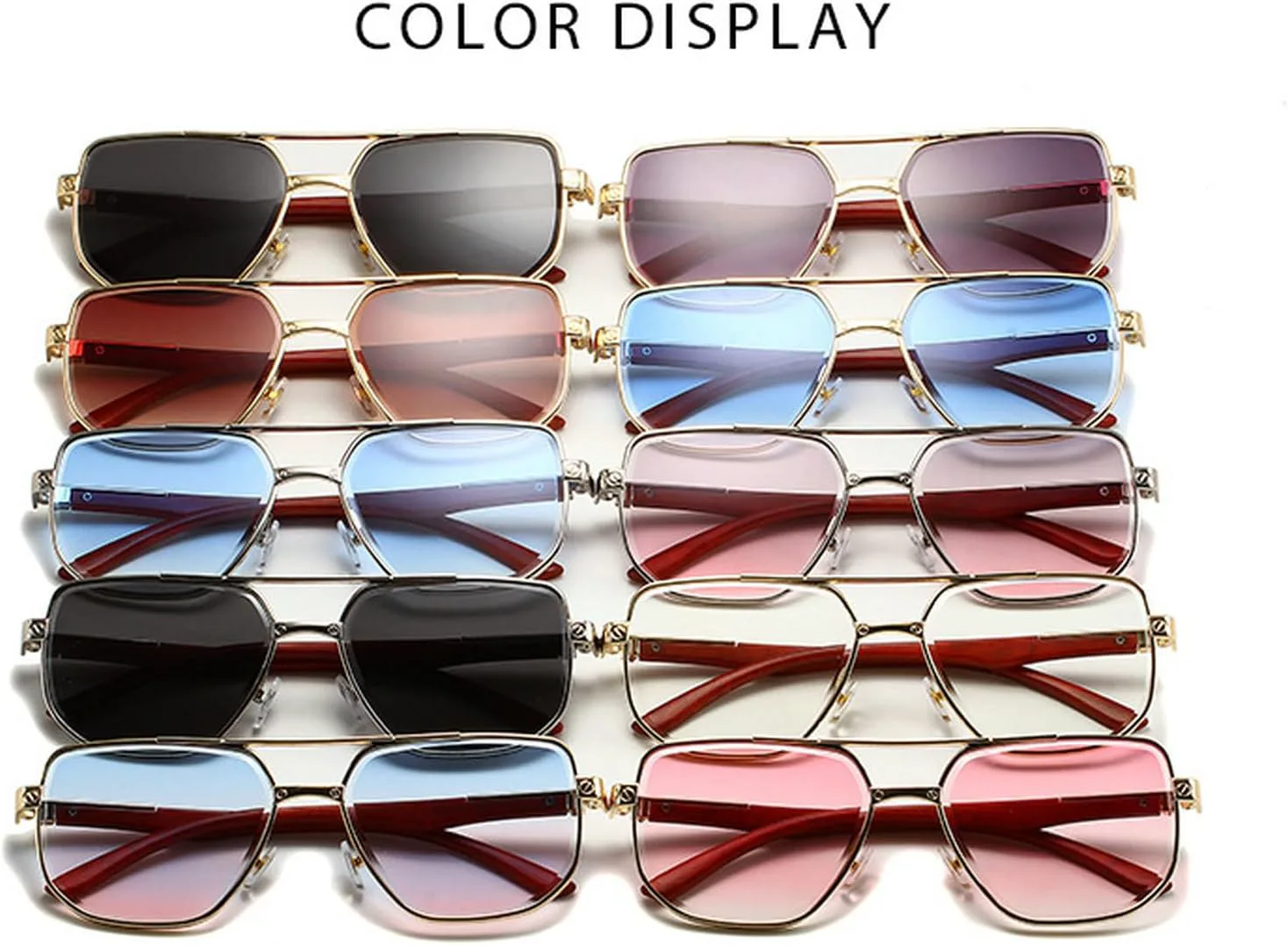 Ретро-солнцезащитные очки-пилот для женщин и мужчин, классические винтажные солнцезащитные очки в стиле 70-х, квадратные, с двойным оправой, из дерева mincl, C7
Ретро-солнцезащитные очки-пилот для женщин и мужчин, классические винтажные солнцезащитные очки в стиле 70-х, квадратные, с двойным оправой, из дерева mincl, C7