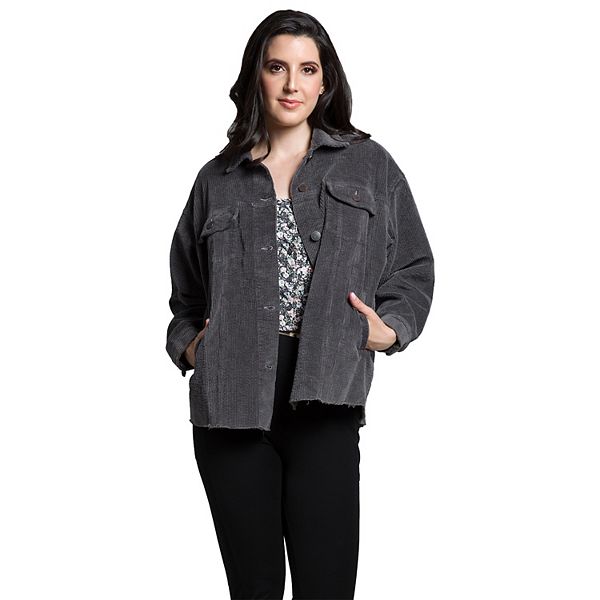 Женская куртка-тракер из вельвета Miss Halladay, Charcoal
Женская куртка-тракер из вельвета Miss Halladay, Charcoal