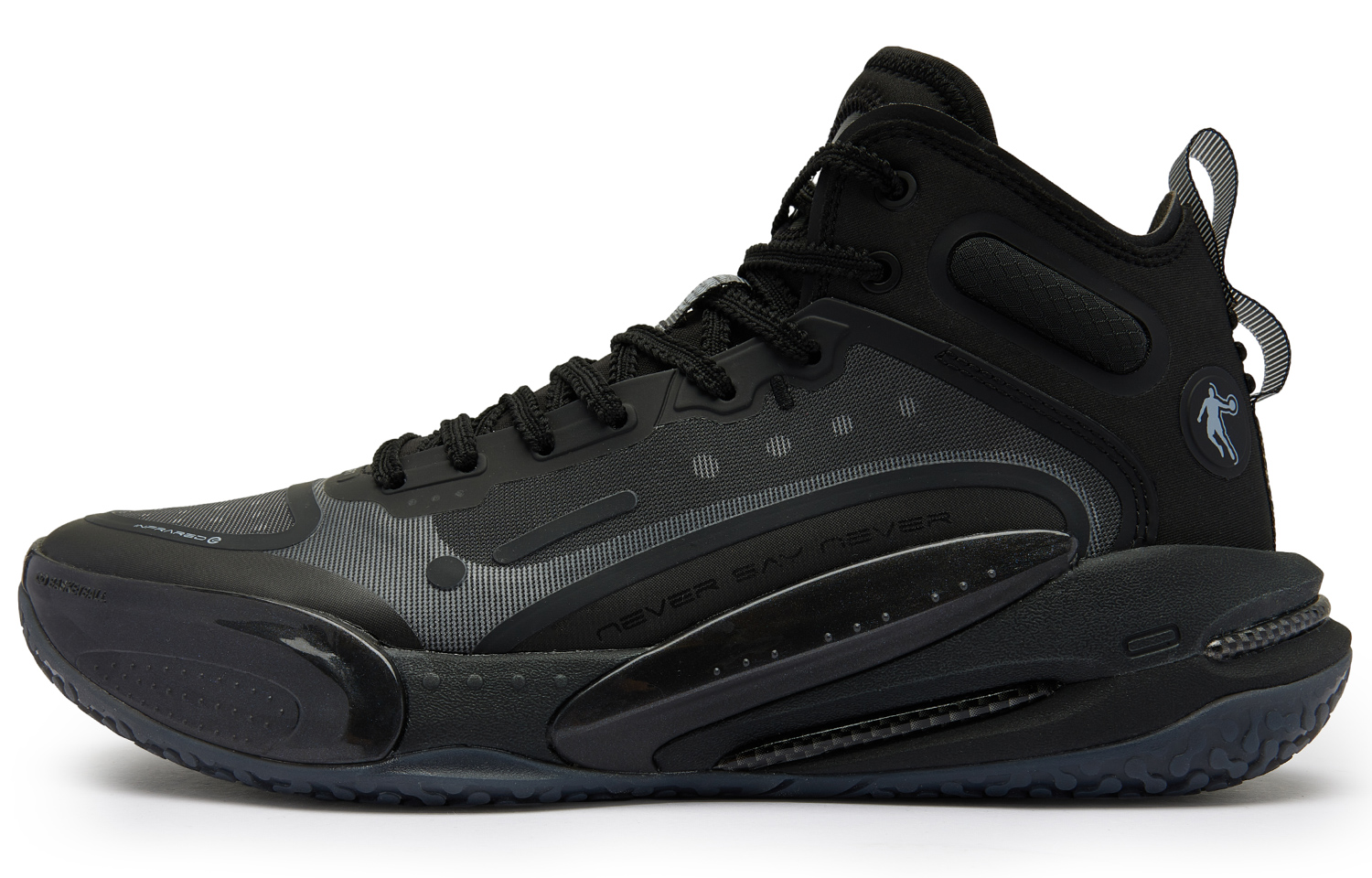 Баскетбольные кроссовки Poisonous Tooth REV мужские высокие черные Qiaodan
Баскетбольные кроссовки Poisonous Tooth REV мужские высокие черные Qiaodan