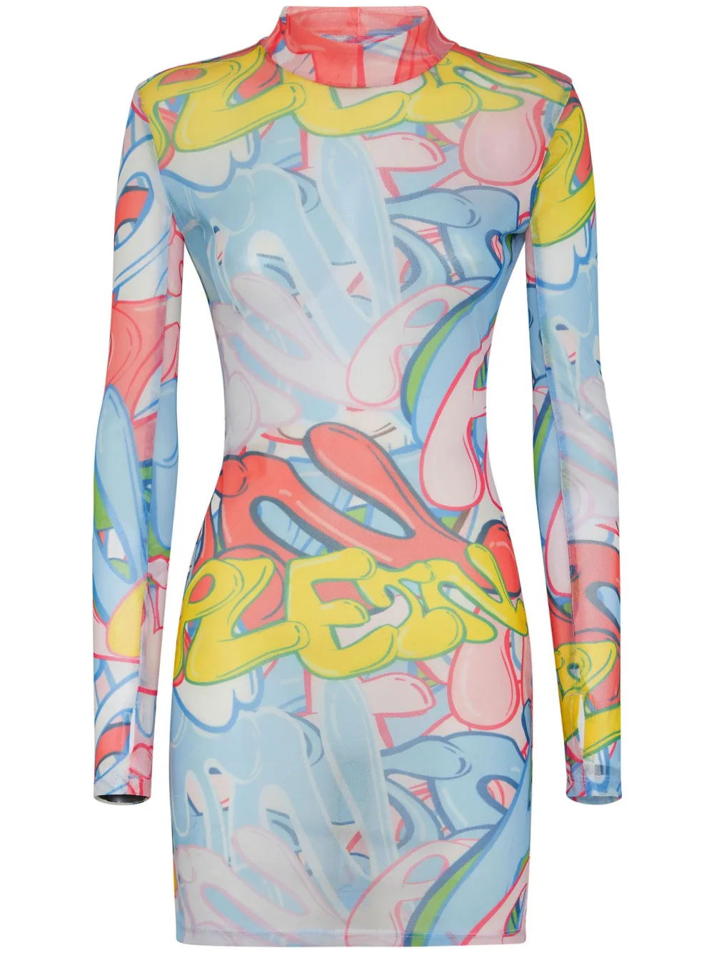 Платье мини с принтом Bombing Graffiti Philipp Plein, синий
Платье мини с принтом Bombing Graffiti Philipp Plein, синий