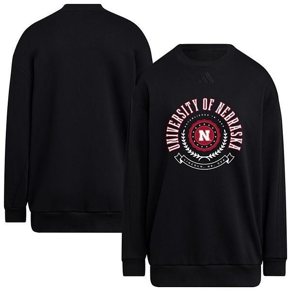 Женский черный свитшот Nebraska Huskers оверсайз Adidas
Женский черный свитшот Nebraska Huskers оверсайз Adidas