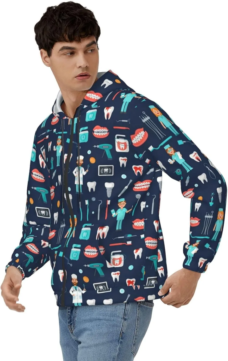 Мужская толстовка с капюшоном и карманами KATVEESC
Мужская толстовка с капюшоном и карманами KATVEESC