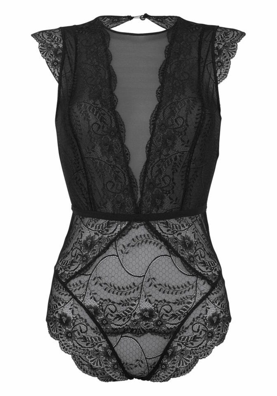 Боди LASCANA Bodysuit, черный 
Боди LASCANA Bodysuit, черный