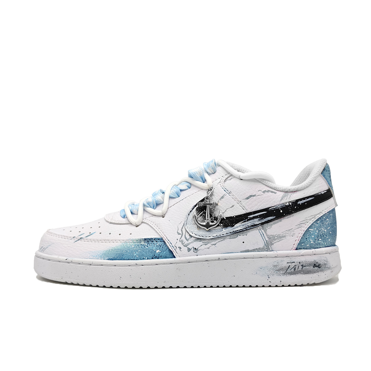 Nike Кроссовки для скейтбординга court vision 1 cangming's tear мужские синие low top устойчивые к истиранию
Nike Кроссовки для скейтбординга court vision 1 cangming's tear мужские синие low top устойчивые к истиранию