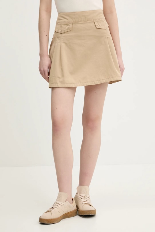 Хлопковая юбка Hugo Blue, бежевый
Хлопковая юбка Hugo Blue, бежевый