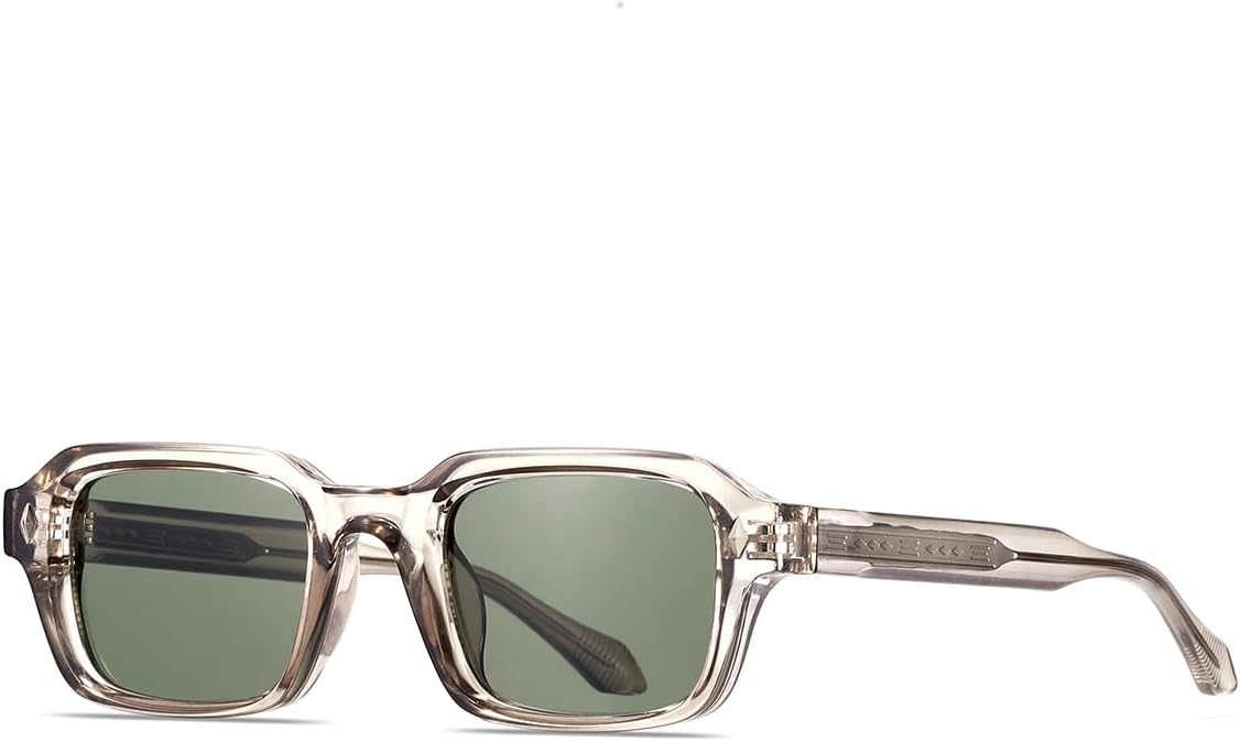 Солнцезащитные очки в стиле ретро для женщин, с ацетатными дужками, защитой от УФ-излучения UV400, квадратной оправой и поляризацией, а также мужские солнцезащитные очки weiyuchen, Brown Green
Солнцезащитные очки в стиле ретро для женщин, с ацетатными дужками, защитой от УФ-излучения UV400, квадратной оправой и поляризацией, а также мужские солнцезащитные очки weiyuchen, Brown Green