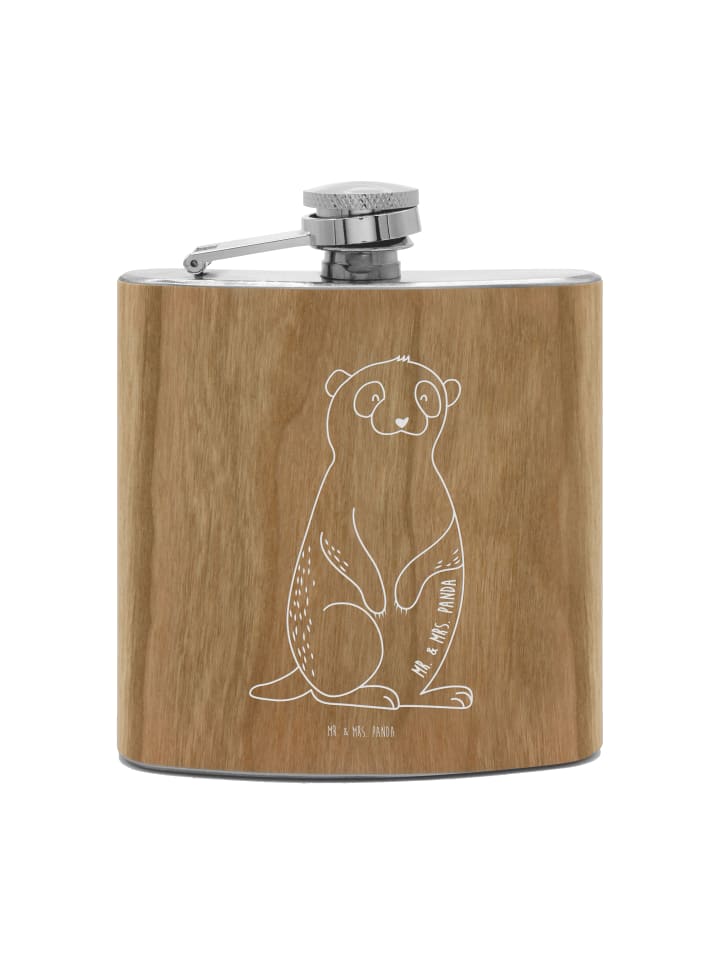Mr. & Mrs. Panda Фляга с изображением суриката, без слогана, коричневого цвета
Mr. & Mrs. Panda Фляга с изображением суриката, без слогана, коричневого цвета