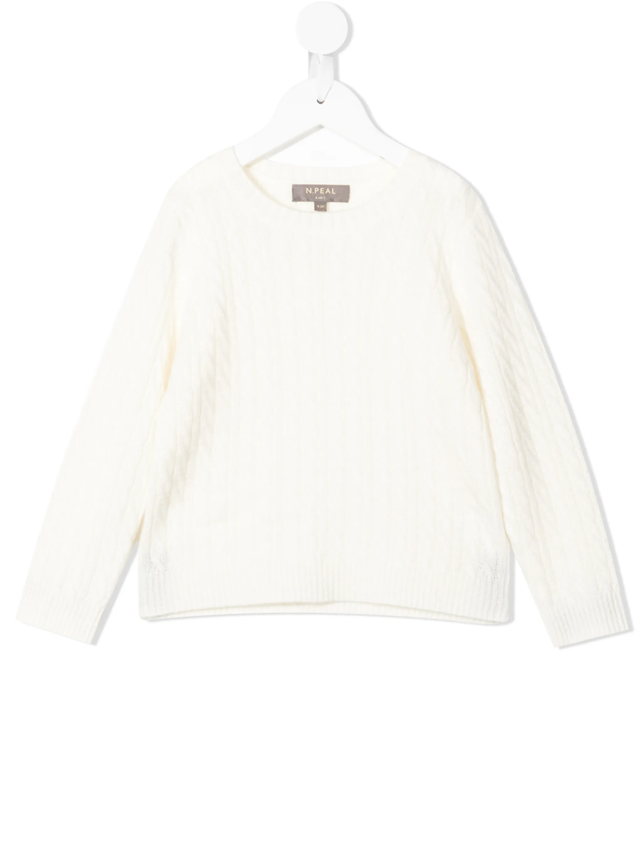 Кашемировый джемпер N.Peal Kids, белый
Кашемировый джемпер N.Peal Kids, белый