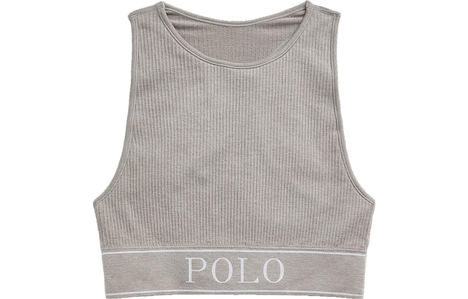 Футболка-майка женская серая Polo Ralph Lauren
Футболка-майка женская серая Polo Ralph Lauren