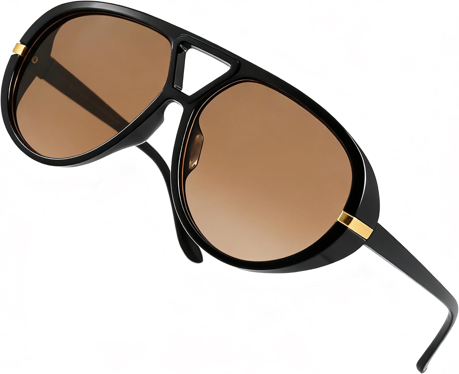 Популярные модные солнцезащитные очки-пилот для женщин и мужчин, с большой оправой, с градиентной защитой UV400, трендовые круглые солнцезащитные очки для мужчин bullabulling, Black/Tea
Популярные модные солнцезащитные очки-пилот для женщин и мужчин, с большой оправой, с градиентной защитой UV400, трендовые круглые солнцезащитные очки для мужчин bullabulling, Black/Tea