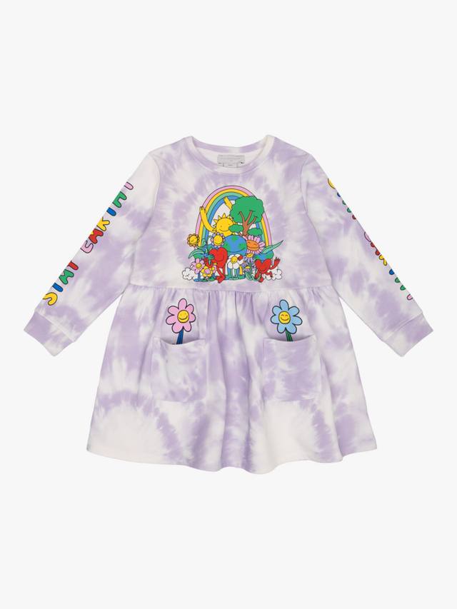 Детское платье Earth Gang Flowers в технике тай-дай из хлопкового джерси Stella McCartney Kids
Детское платье Earth Gang Flowers в технике тай-дай из хлопкового джерси Stella McCartney Kids