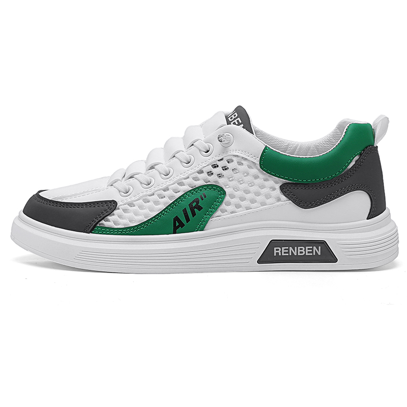 RENBEN Дышащие легкие низкие скейтерские кроссовки мужские зеленые, цвет Green
RENBEN Дышащие легкие низкие скейтерские кроссовки мужские зеленые, цвет Green