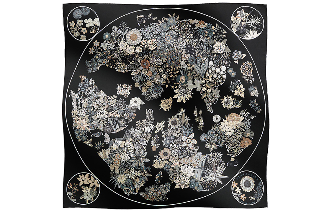 Шёлковый платок женский чёрный HERMES
Шёлковый платок женский чёрный HERMES