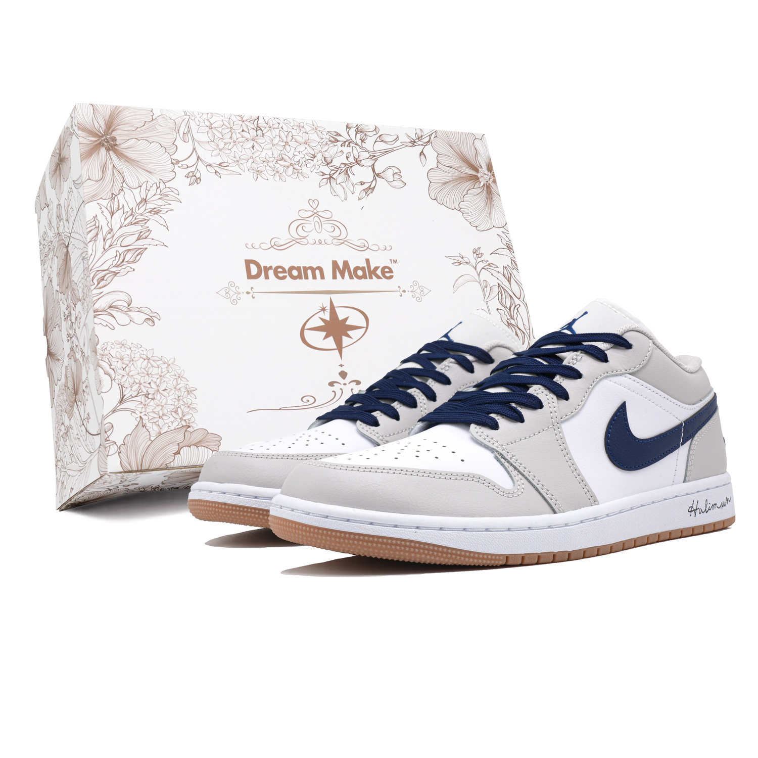 Jordan Эйр 1 противоскользящие износостойкие низкие винтажные баскетбольные кроссовки унисекс серо-белые серо-белые W-BOX, цвет Gray White W-BOX
Jordan Эйр 1 противоскользящие износостойкие низкие винтажные баскетбольные кроссовки унисекс серо-белые серо-белые W-BOX, цвет Gray White W-BOX