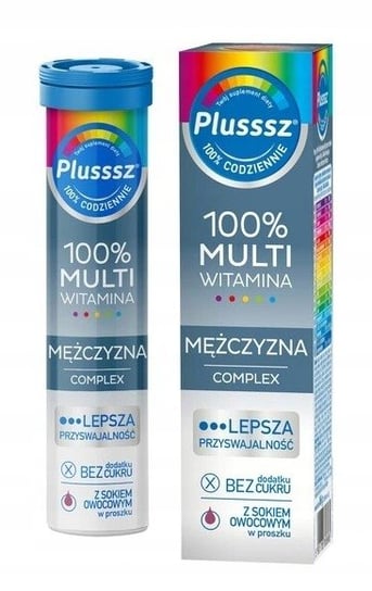 Plusssz, Витамины для мужчин 100% мультивитаминный комплекс, 20 таб.
Plusssz, Витамины для мужчин 100% мультивитаминный комплекс, 20 таб.