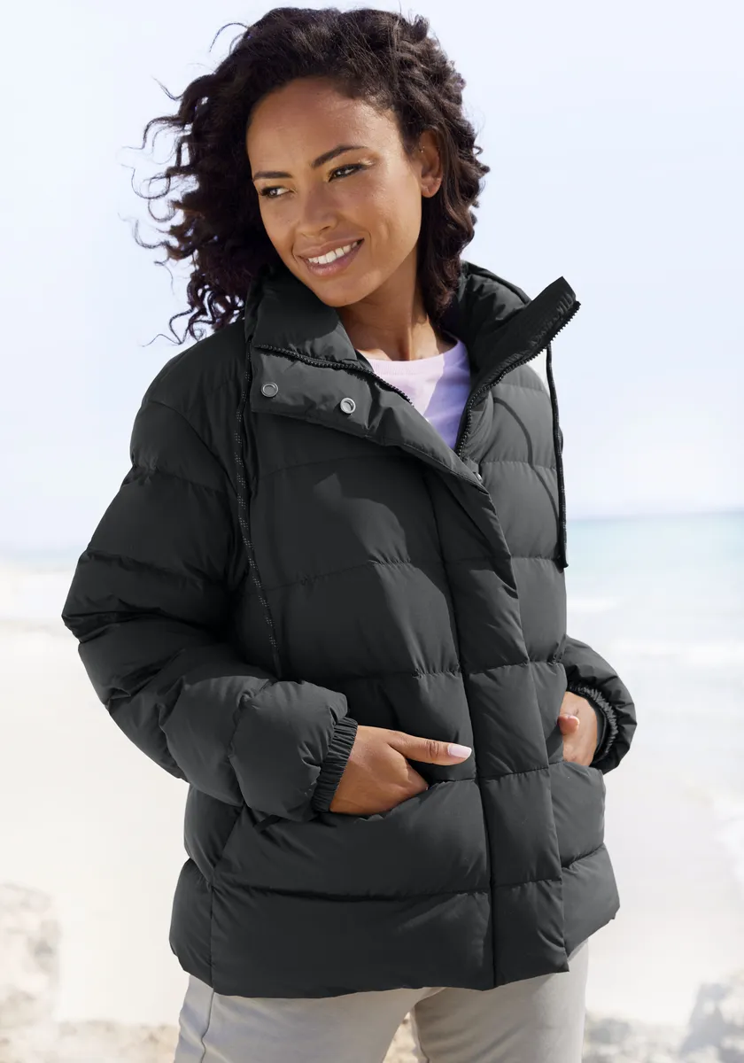 Стеганая куртка Эльбсанд, без капюшона, с карманами на молнии Elbsand, черный 
Стеганая куртка Эльбсанд, без капюшона, с карманами на молнии Elbsand, черный