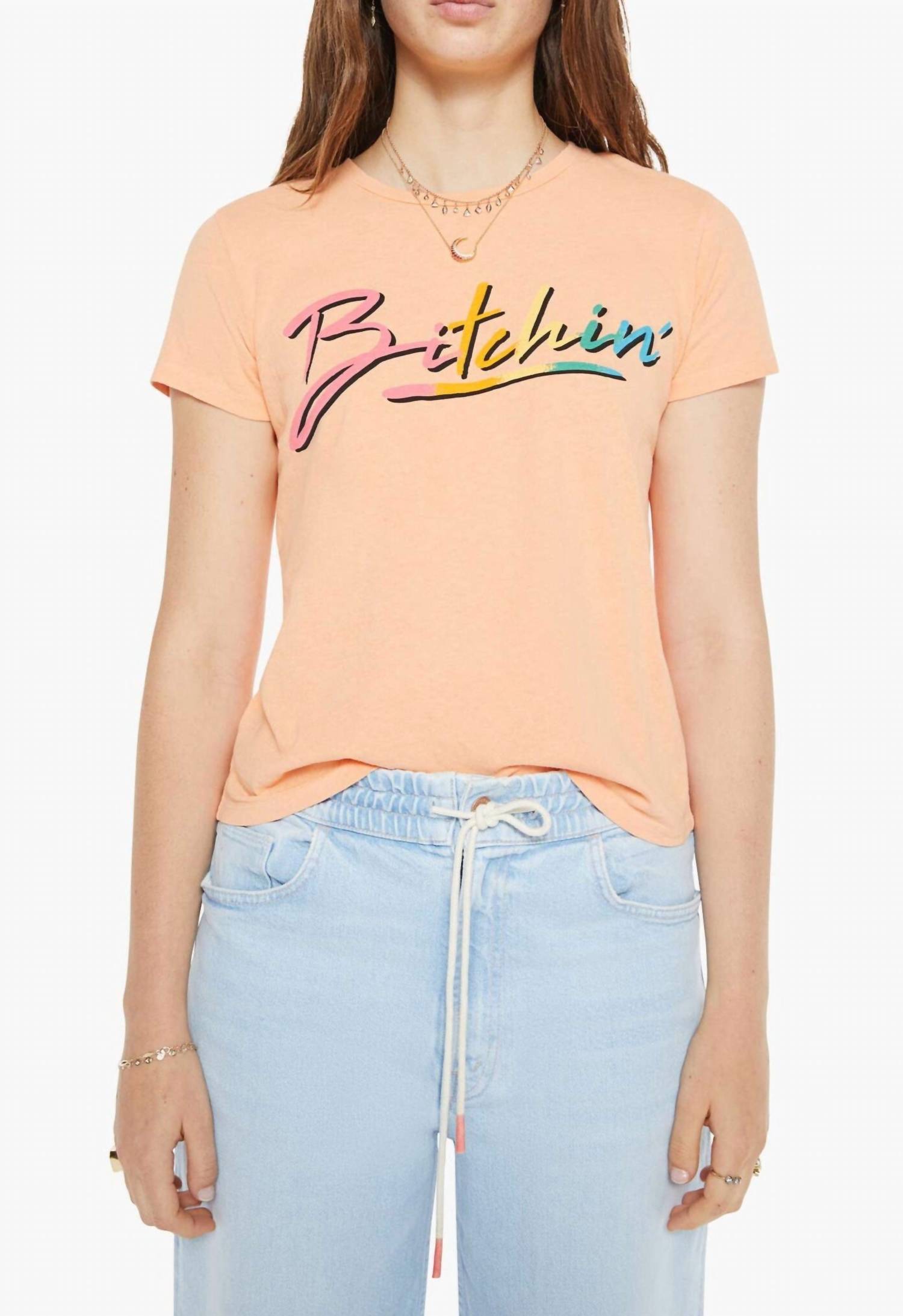 Футболка Lil Goodie Goodie Bitchin' в персиковом цвете Mother, персиковый, Оранжевый, Футболка Lil Goodie Goodie Bitchin' в персиковом цвете Mother, персиковый
Футболка Lil Goodie Goodie Bitchin' в персиковом цвете Mother, персиковый, Оранжевый, Футболка Lil Goodie Goodie Bitchin' в персиковом цвете Mother, персиковый