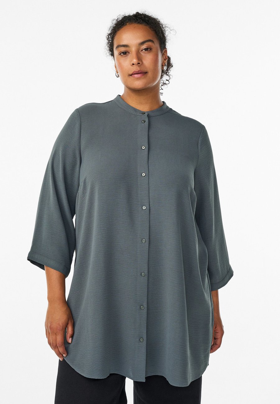 Блуза Zizzi Button-down blouse, Urban Chic/Dark Green
Блуза Zizzi Button-down blouse, Urban Chic/Dark Green