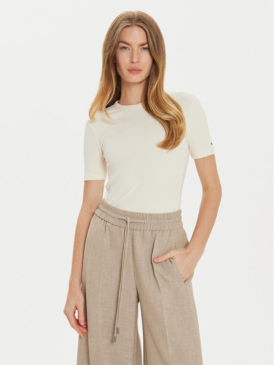 Футболка узкого кроя Tommy Hilfiger, бежевый
Футболка узкого кроя Tommy Hilfiger, бежевый