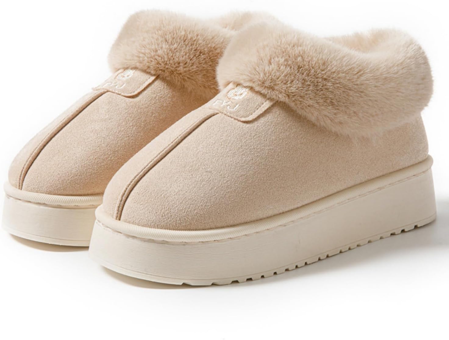 Зимние сапоги на платформе ZICKYO для женщин и мужчин, пушистые тапочки, мягкие мини-сапоги с стелькой из пены с эффектом памяти, унисекс, теплые зимние сабо из искусственного меха, мюли, бежевый
Зимние сапоги на платформе ZICKYO для женщин и мужчин, пушистые тапочки, мягкие мини-сапоги с стелькой из пены с эффектом памяти, унисекс, теплые зимние сабо из искусственного меха, мюли, бежевый