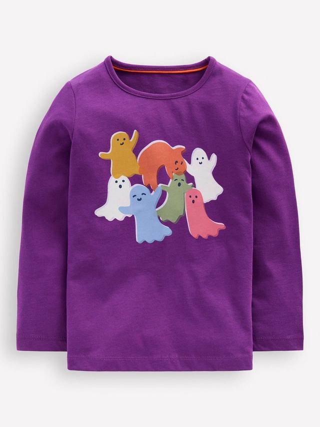 Детская футболка с длинным рукавом из рисовой ткани Mini Boden, Viola Purple Ghosts
Детская футболка с длинным рукавом из рисовой ткани Mini Boden, Viola Purple Ghosts