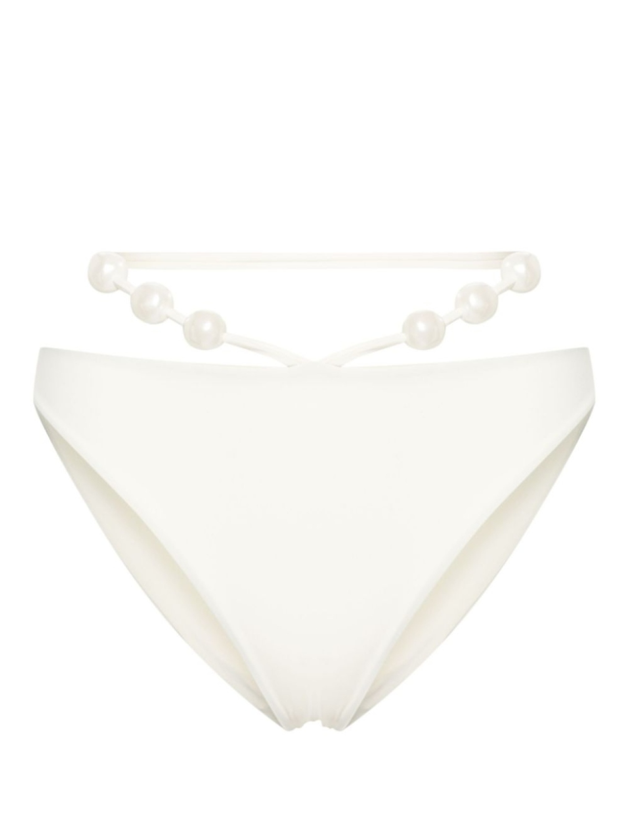 Magda Butrym плавки бикини с искусственным жемчугом, белый
Magda Butrym плавки бикини с искусственным жемчугом, белый