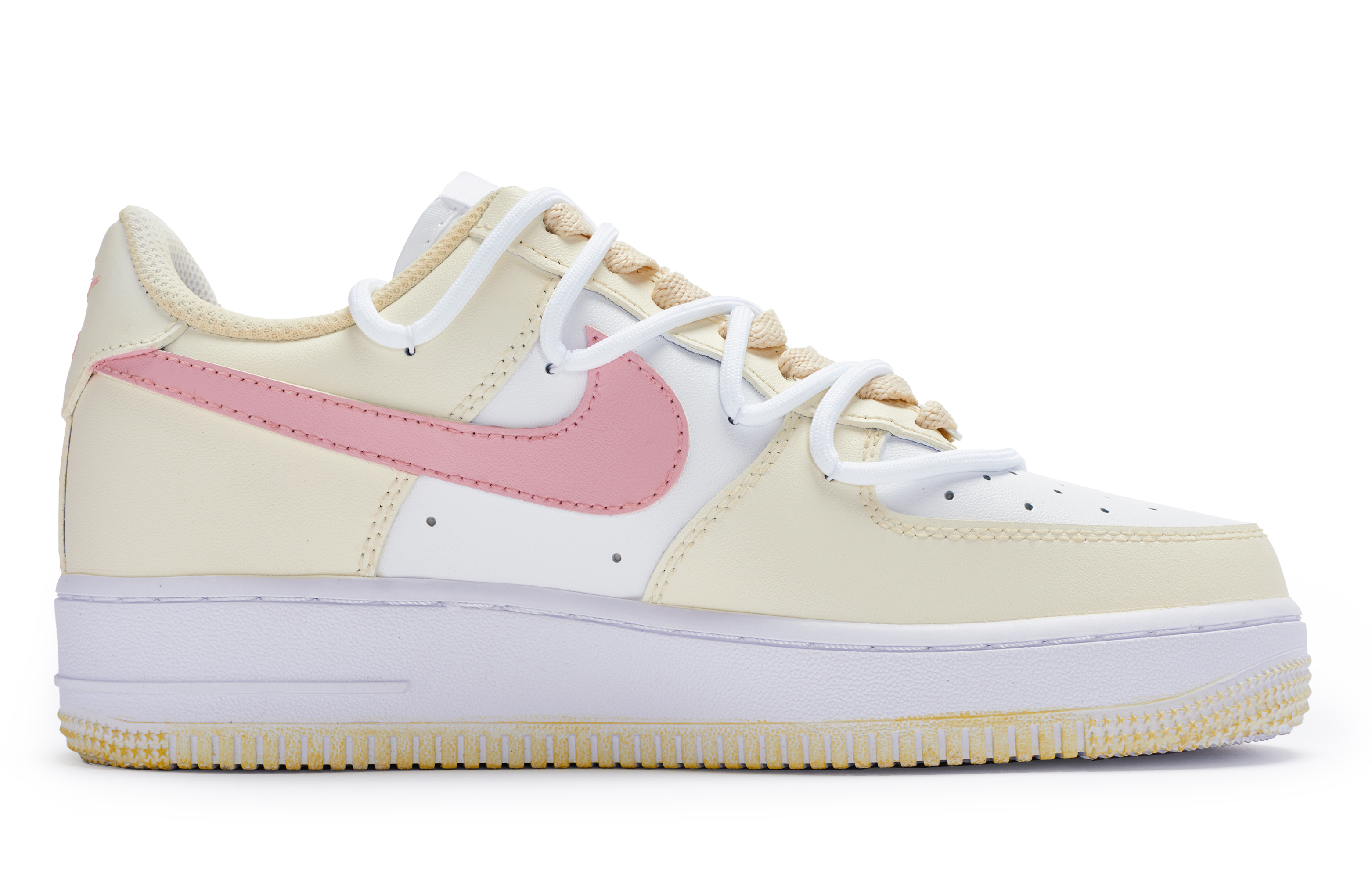 Кроссовки Nike Air Force 1 Skateboarding Shoes Women's Low-top Pink, желтый/белый
Кроссовки Nike Air Force 1 Skateboarding Shoes Women's Low-top Pink, желтый/белый