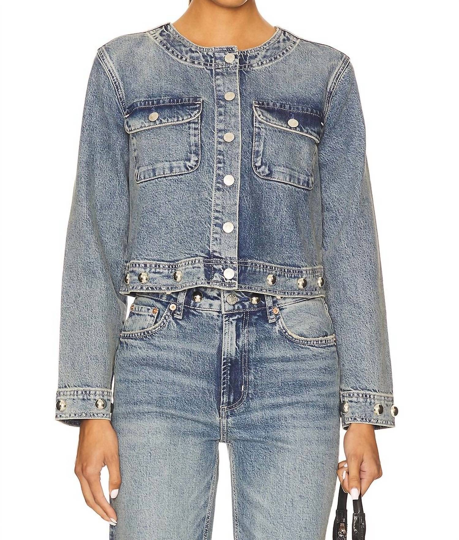 Куртка Capistrano цвета «пустынное небо» с заклепками Rails, Desert Sky Studded
Куртка Capistrano цвета «пустынное небо» с заклепками Rails, Desert Sky Studded