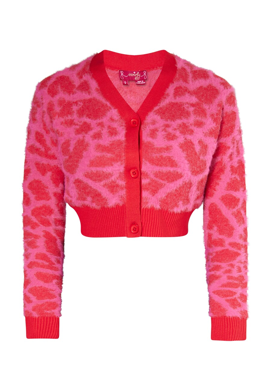 Вязаный кардиган Swirly, розовый
Вязаный кардиган Swirly, розовый