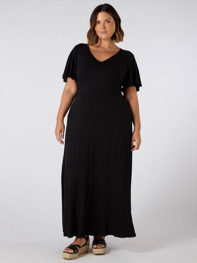 Платье-макси Curve с V-образным вырезом Live Unlimited, Black
Платье-макси Curve с V-образным вырезом Live Unlimited, Black