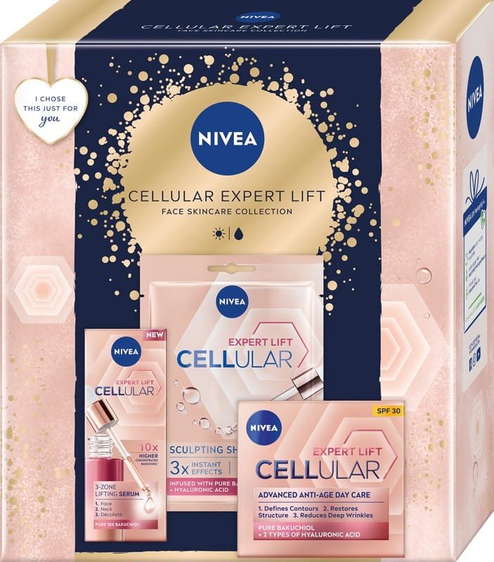 Набор Nivea для женщин со зрелой кожей Cellular Expert Lift 2024
Набор Nivea для женщин со зрелой кожей Cellular Expert Lift 2024