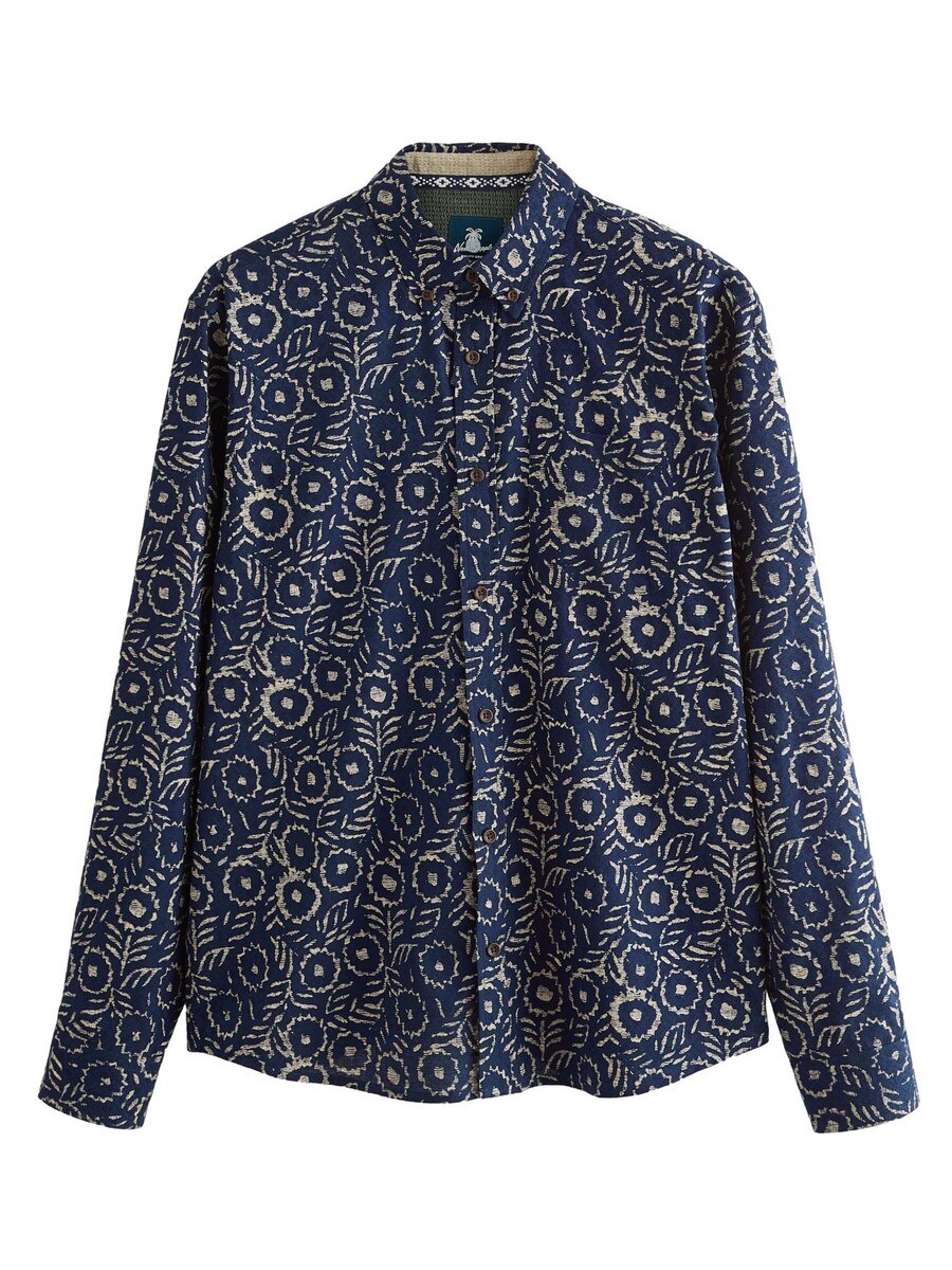 Рубашка обычного кроя на пуговицах Next, синий
Рубашка обычного кроя на пуговицах Next, синий