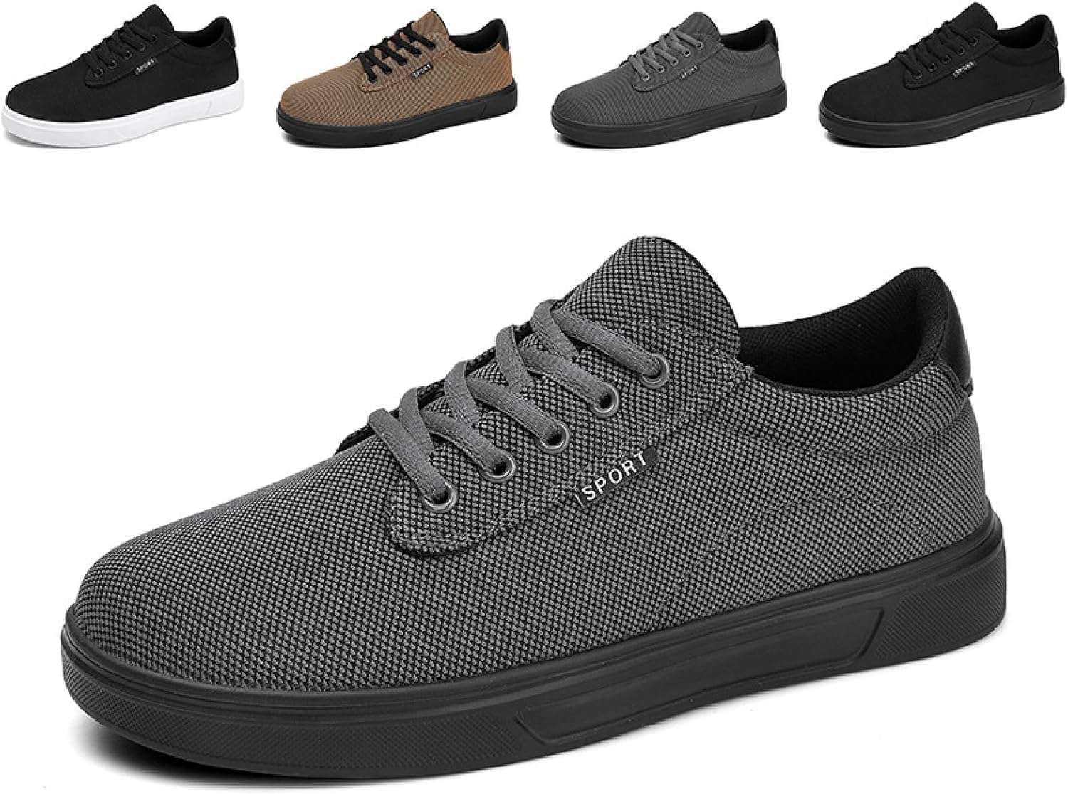 Мужские повседневные кеды из холщовой ткани с плоской подошвой, комфортные, с круглым носком, мягкой подошвой, трикотажные, на шнуровке, для улицы, дышащие, противоскользящие прогулочные обувь Bhdjk, серый
Мужские повседневные кеды из холщовой ткани с плоской подошвой, комфортные, с круглым носком, мягкой подошвой, трикотажные, на шнуровке, для улицы, дышащие, противоскользящие прогулочные обувь Bhdjk, серый