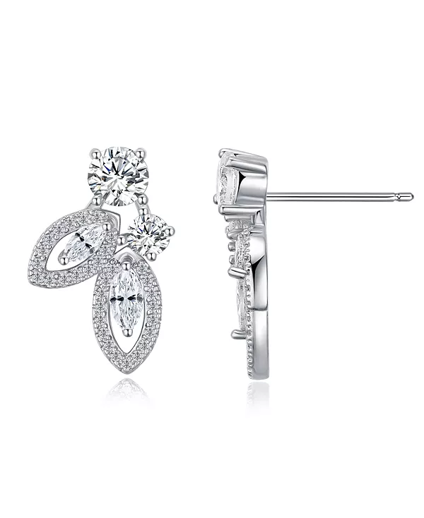 Серьги-Подвески в форме листа с кубическим цирконием Macy'S, silver
Серьги-Подвески в форме листа с кубическим цирконием Macy'S, silver