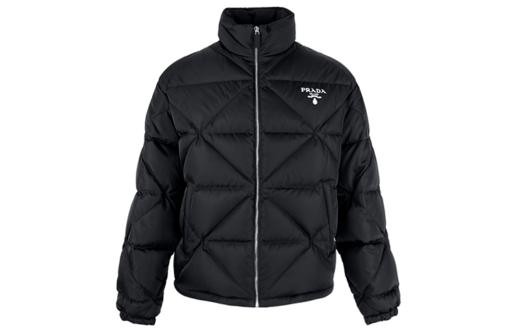 Пуховик мужской Prada с логотипом, черный
Пуховик мужской Prada с логотипом, черный