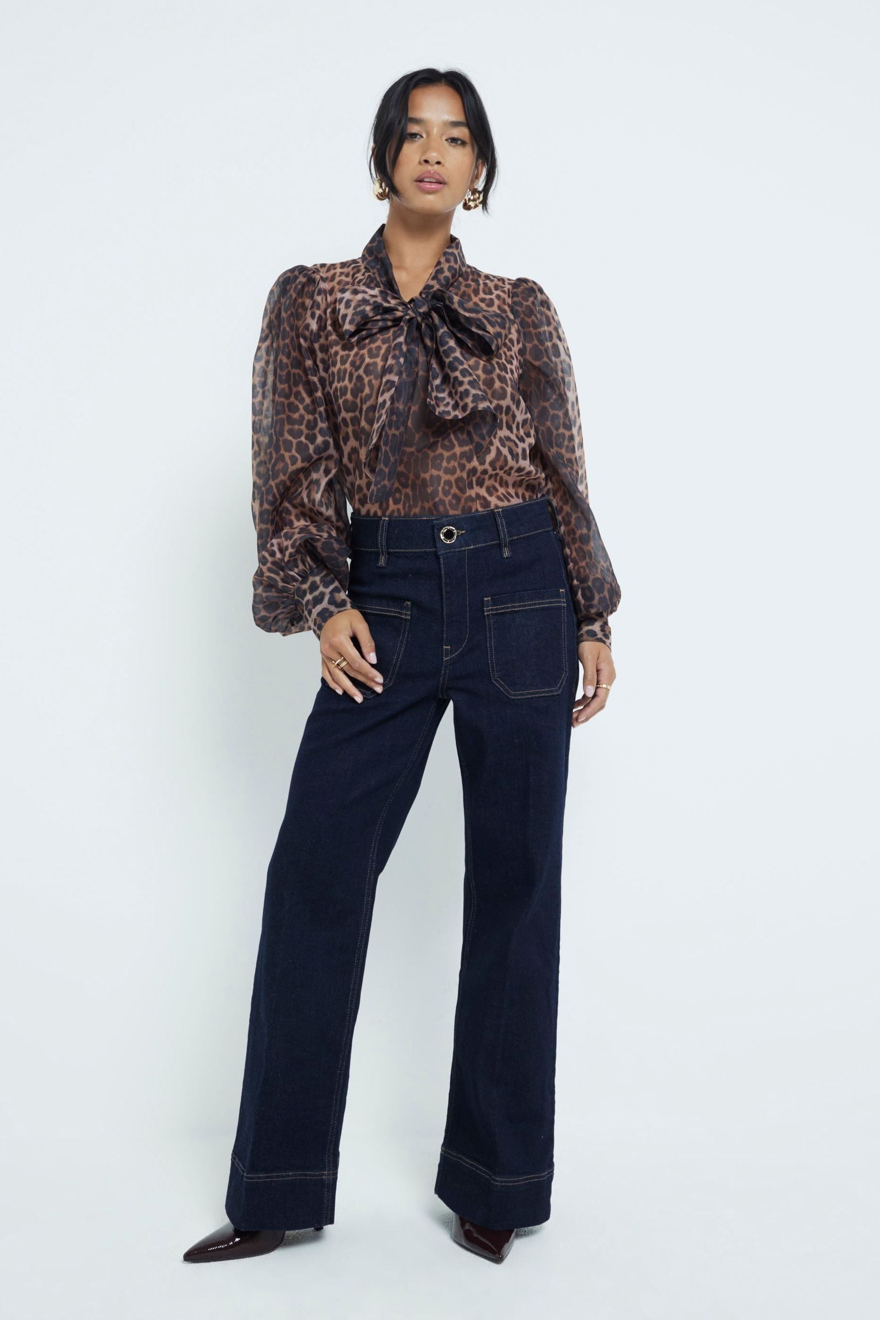 Джинсы Petite с высокой посадкой и широкими штанинами из 100% хлопка River Island, синий
Джинсы Petite с высокой посадкой и широкими штанинами из 100% хлопка River Island, синий