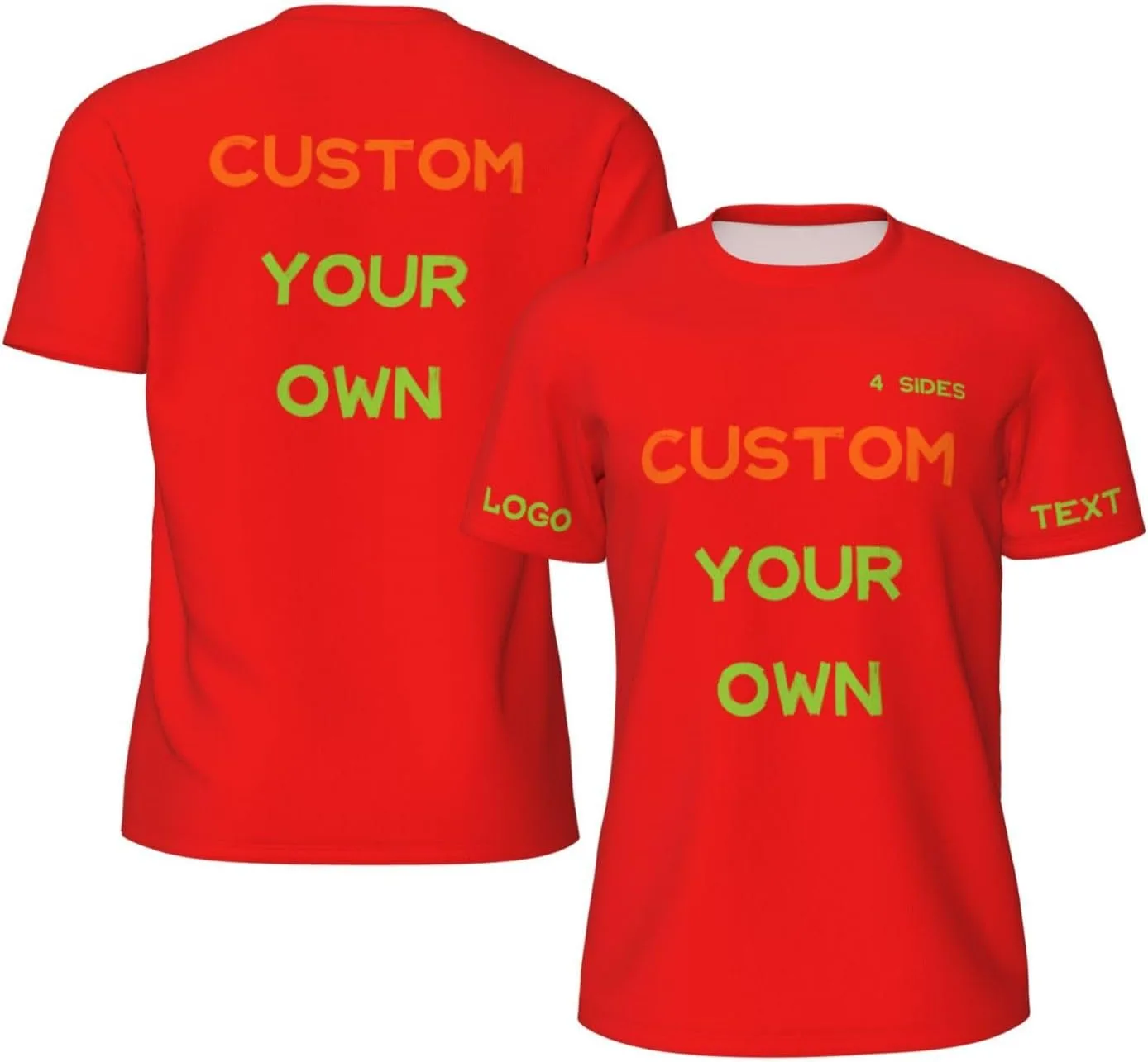 Футболка Custom с принтом на 4 сторонах для мужчин
Футболка Custom с принтом на 4 сторонах для мужчин