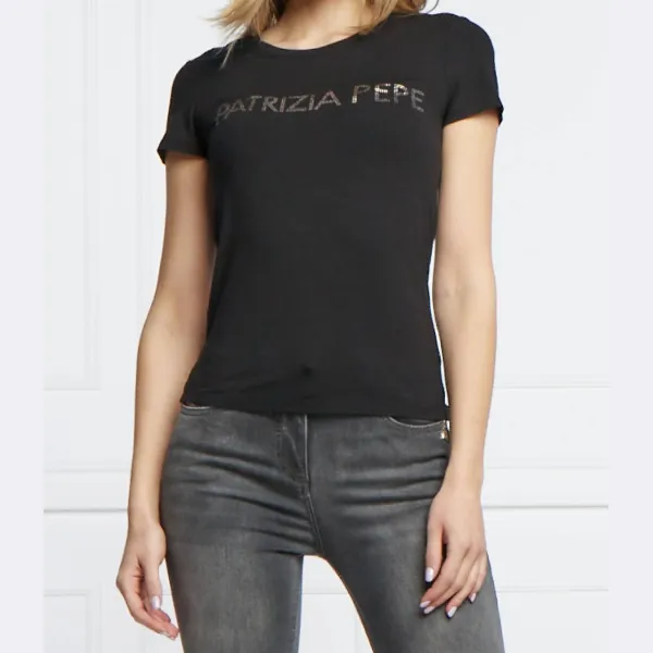 Трикотажная футболка стандартного кроя Patrizia Pepe, черный
Трикотажная футболка стандартного кроя Patrizia Pepe, черный