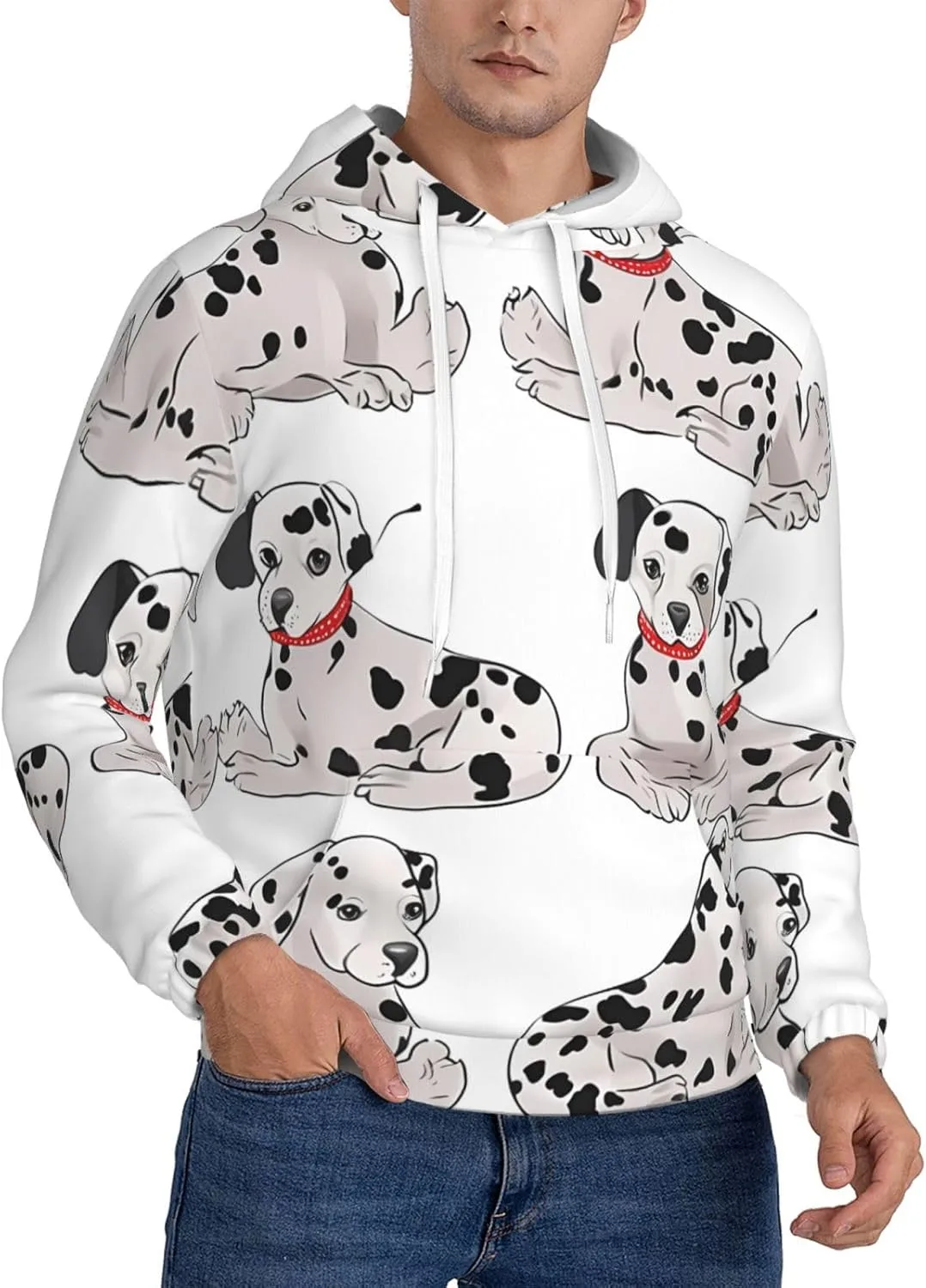 Мужская флисовая толстовка с капюшоном Dalmatian KKLWEGU
Мужская флисовая толстовка с капюшоном Dalmatian KKLWEGU