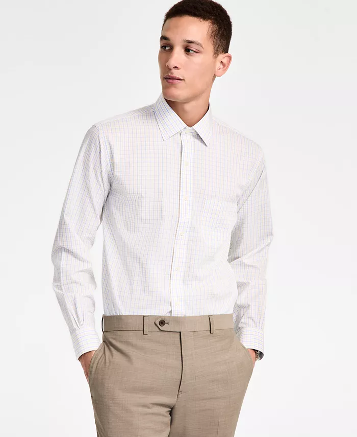 Мужская классическая рубашка с прямым кроем, несминаемая, с отложным воротником и клетчатым узором таттерсолл из поплина Brooks Brothers, желтый
Мужская классическая рубашка с прямым кроем, несминаемая, с отложным воротником и клетчатым узором таттерсолл из поплина Brooks Brothers, желтый