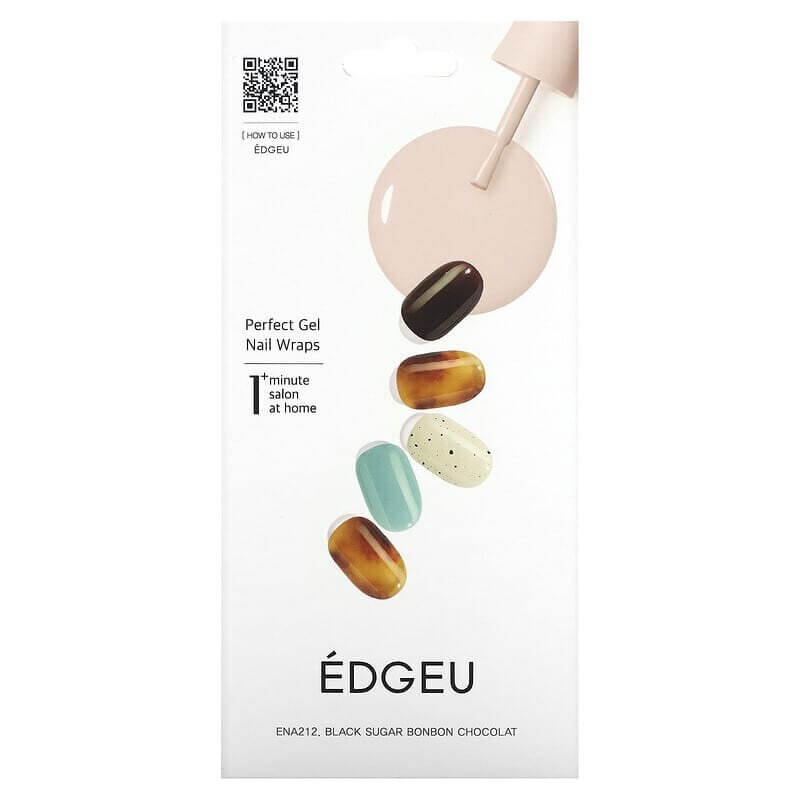 Гелевые полоски Edgeu для ногтей Perfect ENA212 Black Sugar Bonbon Chocolat, набор из 16 полосок
Гелевые полоски Edgeu для ногтей Perfect ENA212 Black Sugar Bonbon Chocolat, набор из 16 полосок