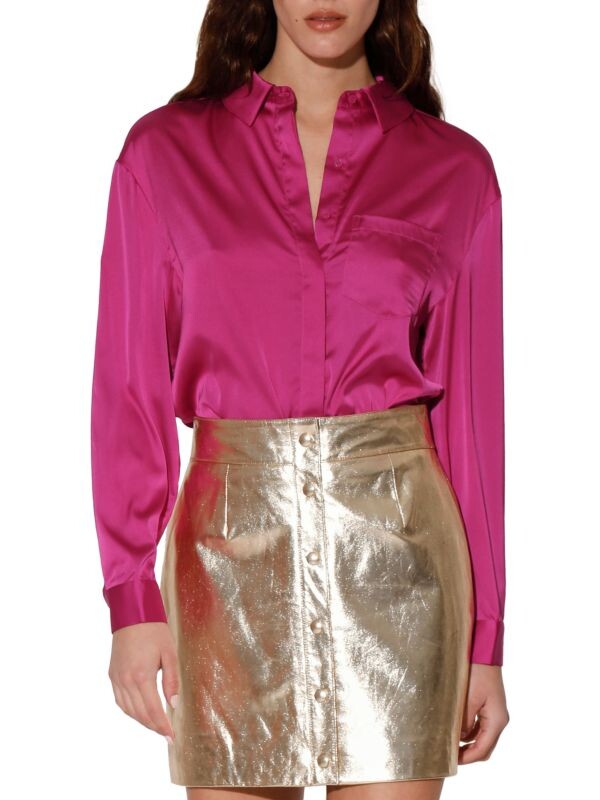 Атласная рубашка белла Walter Baker White 
Атласная рубашка белла Walter Baker White