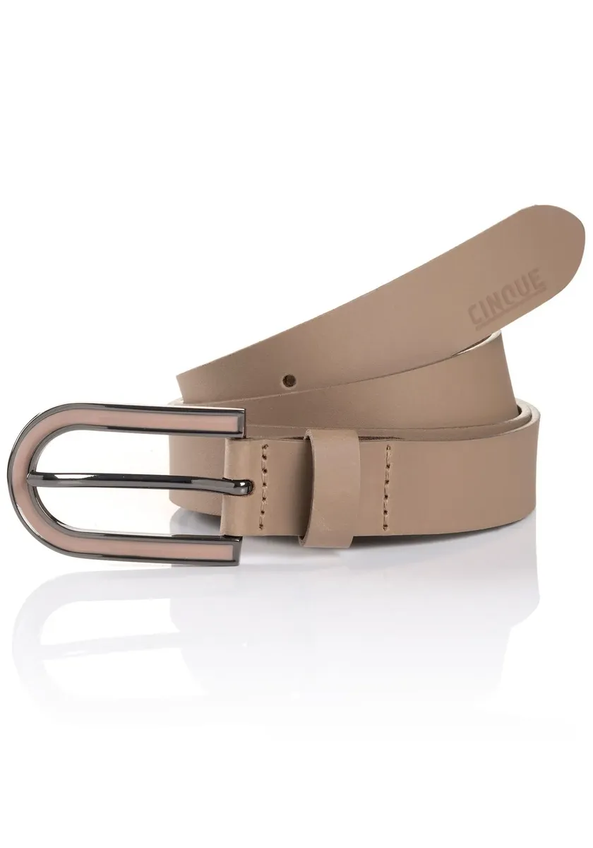 Ремень из кожи Cinque "PULA", на кончике тисненый логотип, коричневый
Ремень из кожи Cinque "PULA", на кончике тисненый логотип, коричневый
