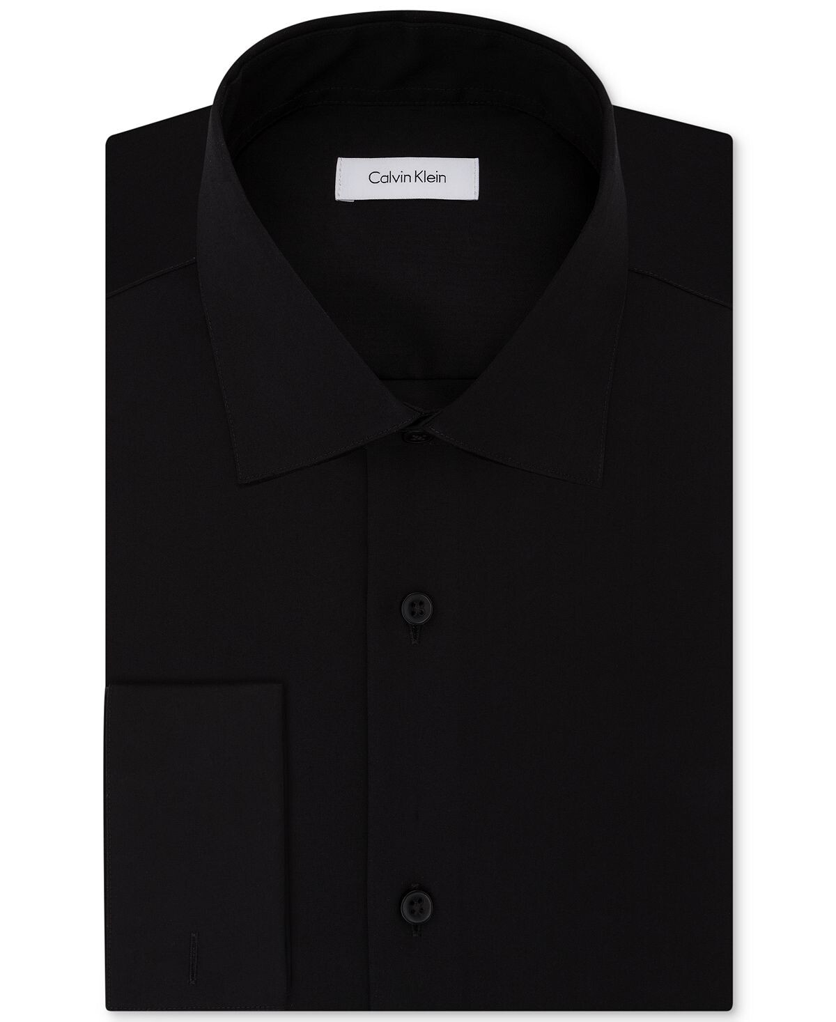 Мужская классическая рубашка классического кроя без утюга с французскими манжетами Calvin Klein, черный
Мужская классическая рубашка классического кроя без утюга с французскими манжетами Calvin Klein, черный