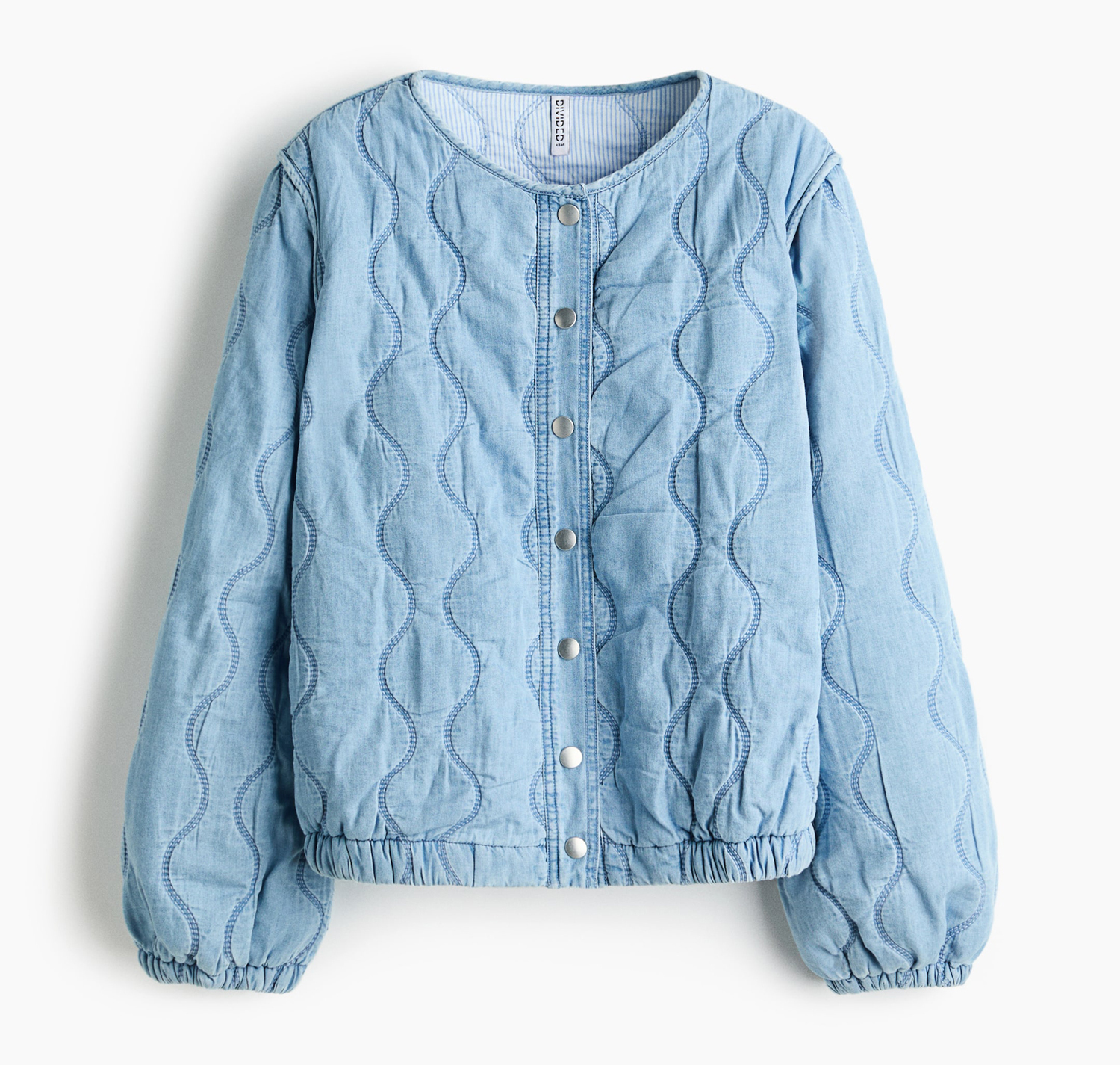 Куртка H&M Quilted Denim, светло-синий
Куртка H&M Quilted Denim, светло-синий
