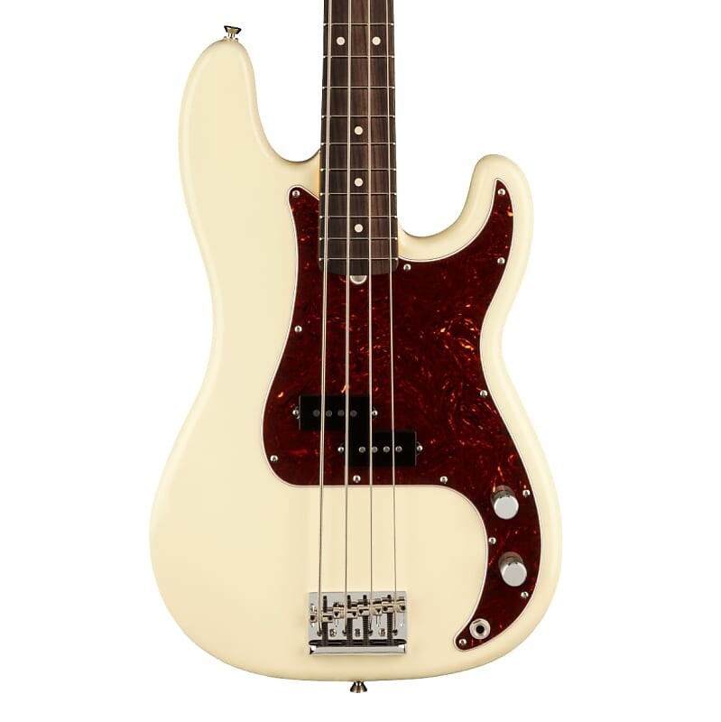 Бас-гитара Fender American Professional II Precision Bass — олимпийский белый с накладкой из палисандра
Бас-гитара Fender American Professional II Precision Bass — олимпийский белый с накладкой из палисандра