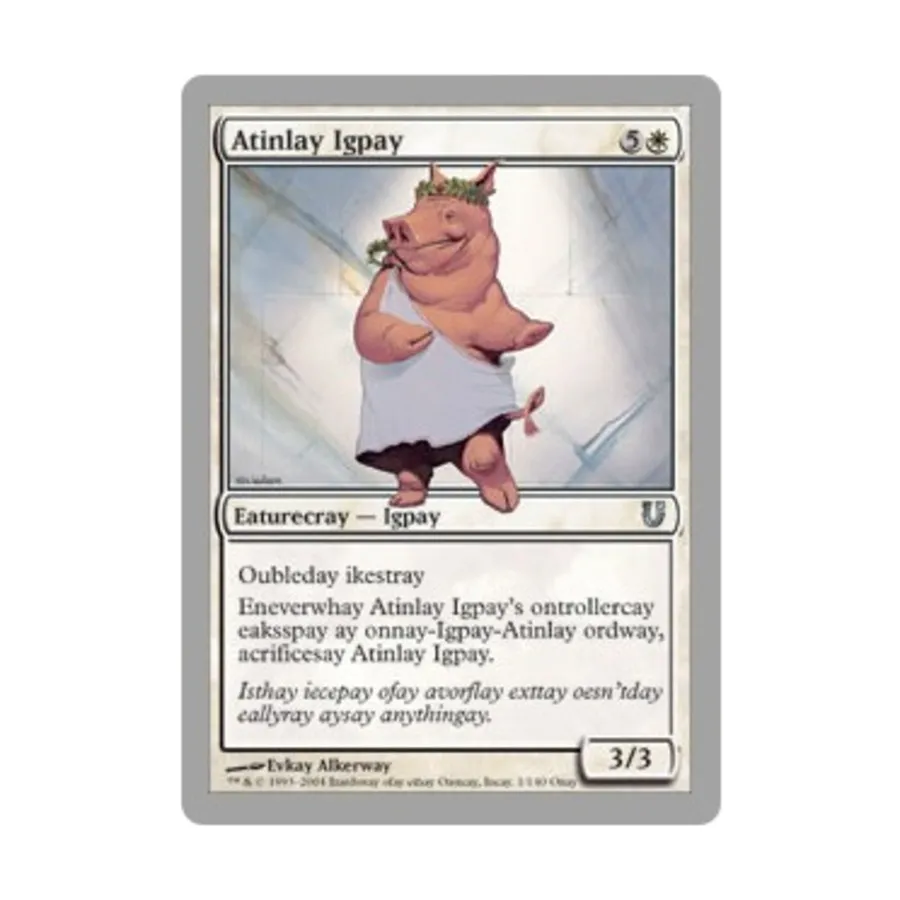 CCG Атинлай Игпай (В), MTG - Unhinged
CCG Атинлай Игпай (В), MTG - Unhinged